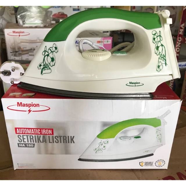 Maspion HA180 – Setrika 350 Watt / gosokan ha-180