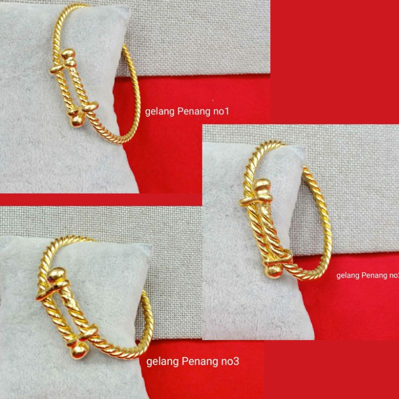 Gelang Lilit Tambang Replika Emas 24k