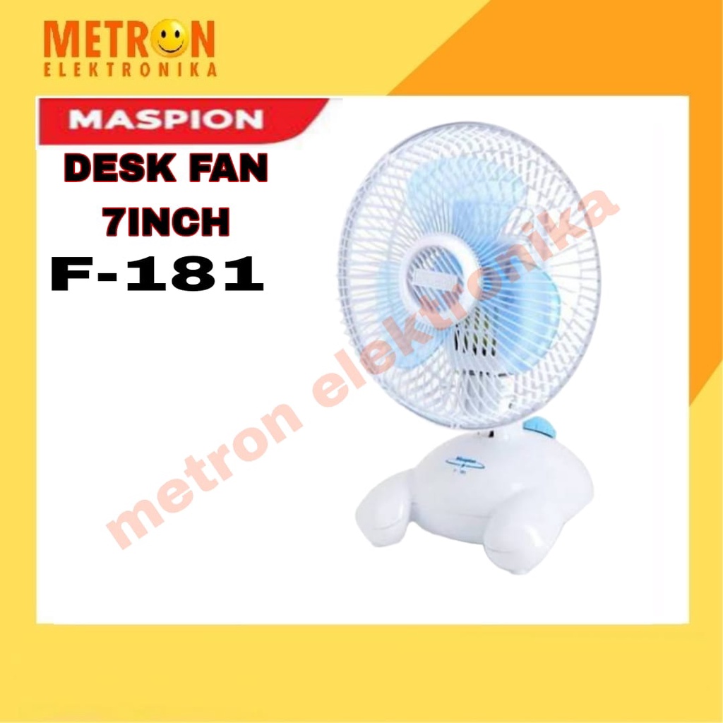 MASPION F 181 DESK FAN 7 IN / KIPAS ANGIN MEJA 7 INCH / F181