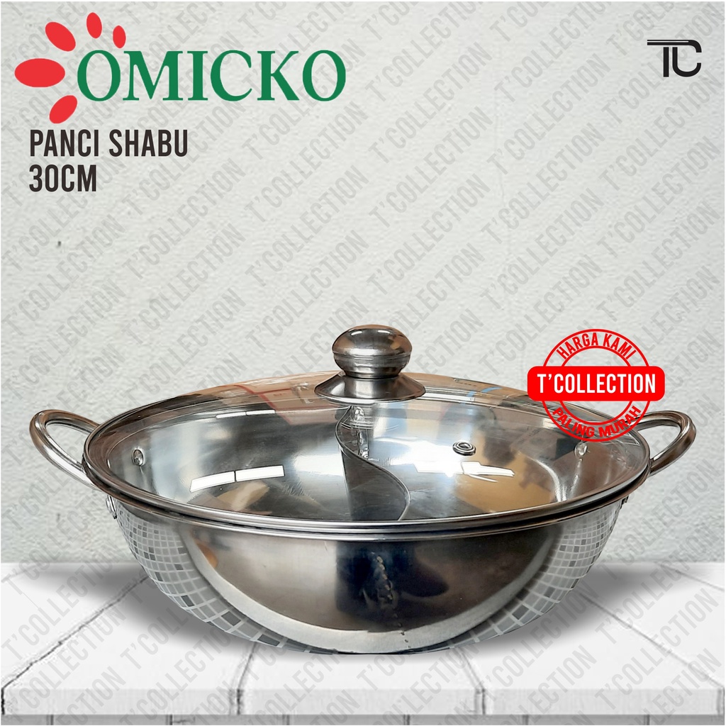 Panci Shabu Omicko 30 CM bahan Stainles