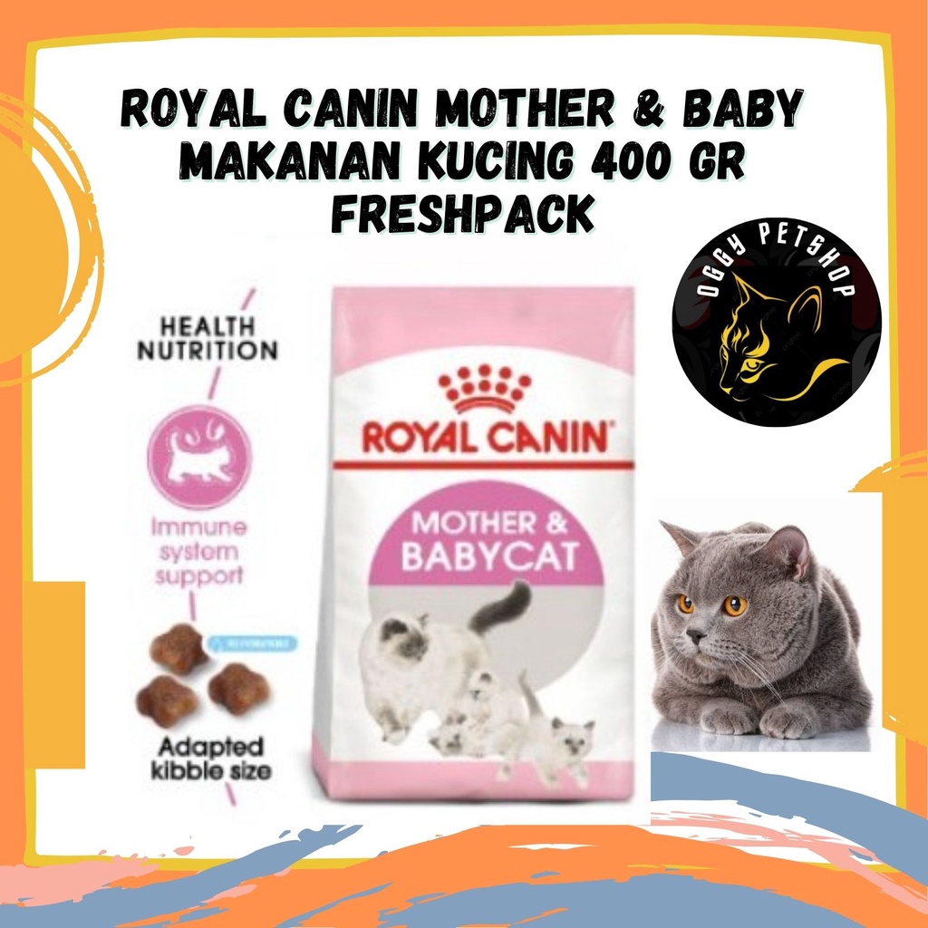 Royal canin mother &amp; baby makanan kucing 400 gr freshpack