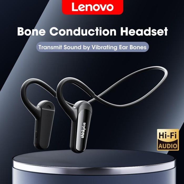 Terlaris Lenovo Xe06 Open Ear Sport Headset Bluetooth Air Bone Conduction Ipx7