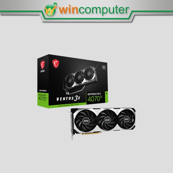 VGA Card NVIDIA MSI Geforce RTX 4070 Ti Ventus 3X OC 12GB DDR6X
