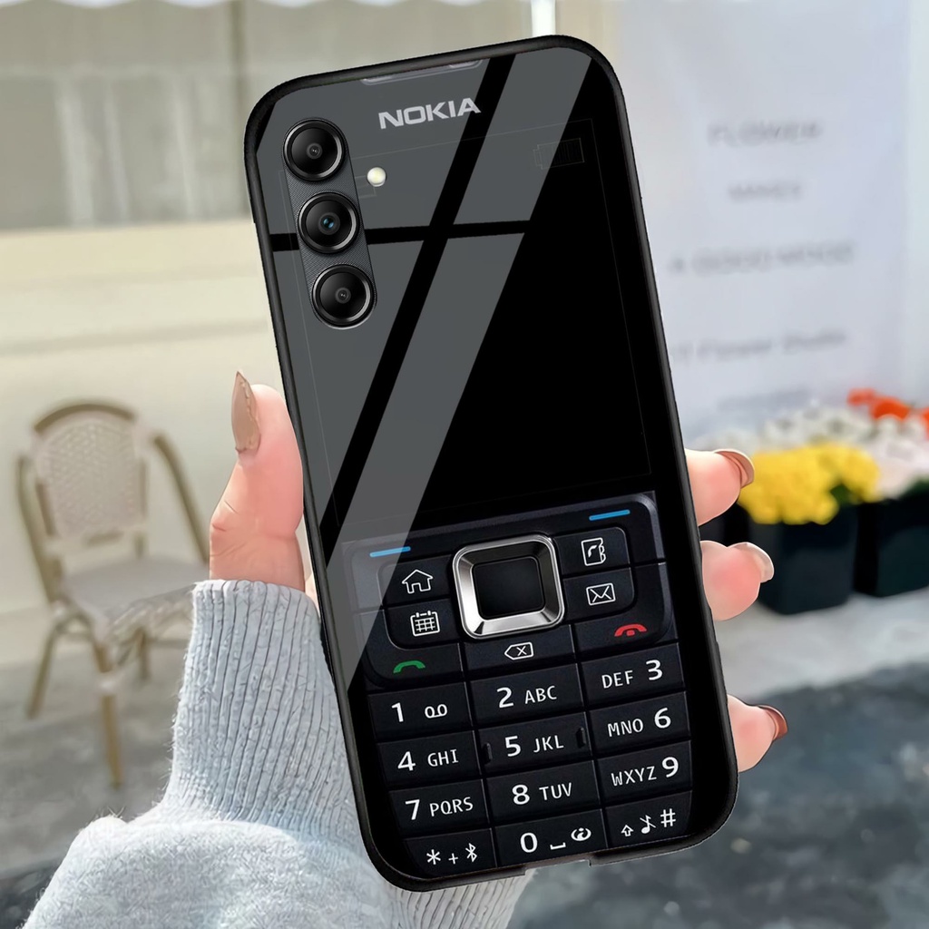 (U 066) Case Kaca Samsung A14 - Casing Hp Samsung A14 - Softcase Kaca Glossy Samsung A14 - Case Kere