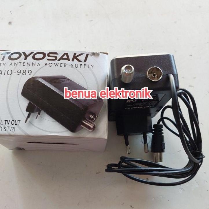 ✽ Promo Colokan Listrik antena Toyosaki AIO 989 AIO 200 AIO 220 AIO 235 Power Supply Antena Toyosaki Multi Umum ☇