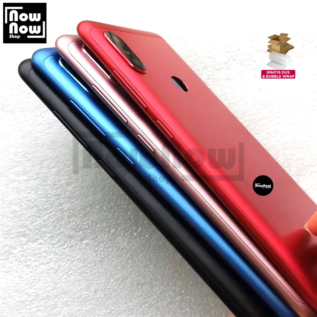 Backdoor Tutup Belakang Baterai Xiaomi Redmi 6 Pro / Mi A2 Lite M1805D1SG Backcover Back Casing Housing Cover Belakang Back Case Panel Replacement