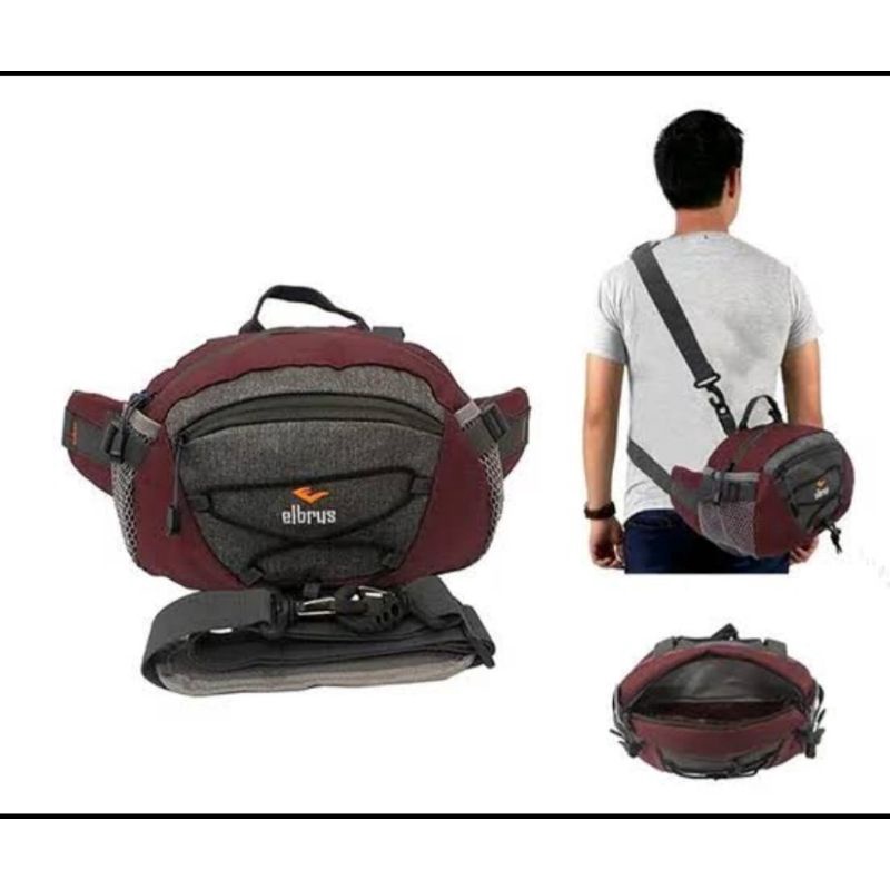 Tas Selempang Elbrus 2 mode # Tas Slingbag