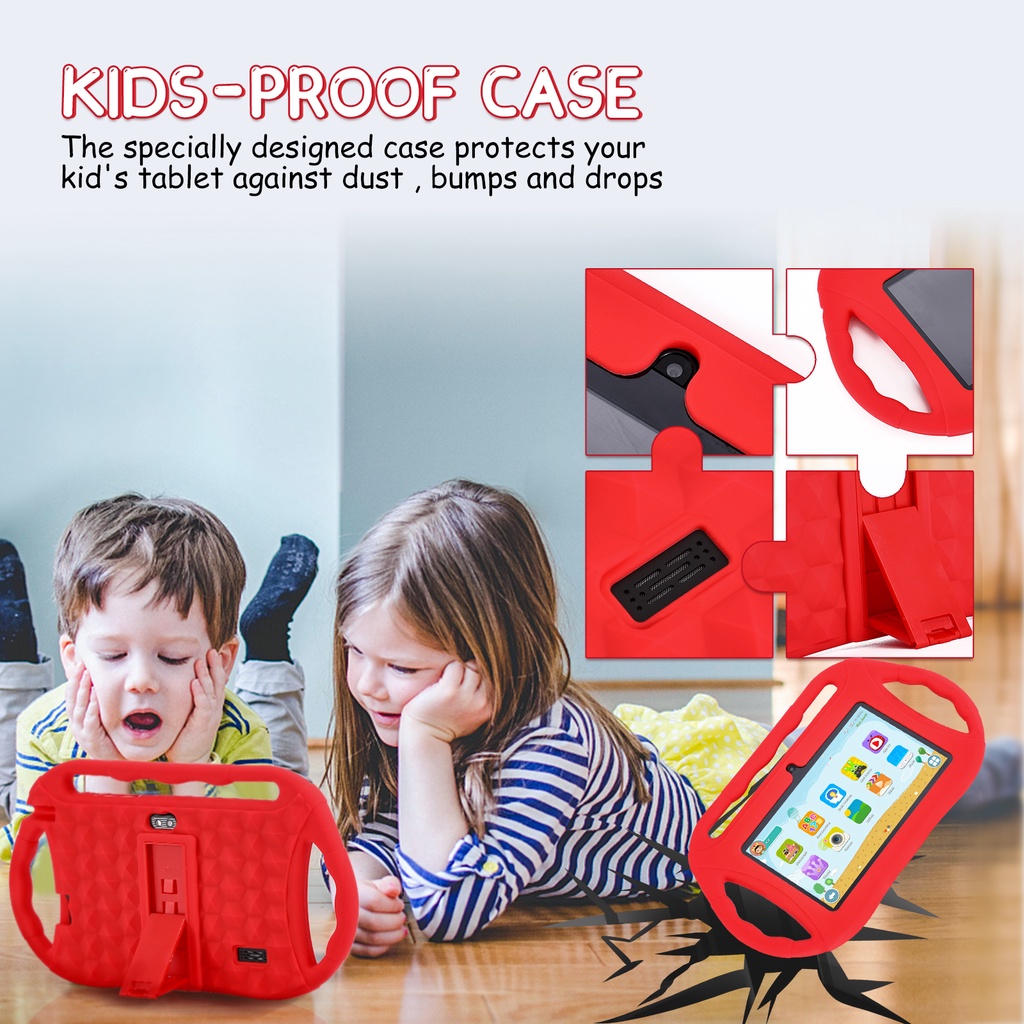 [Promo Merek Baru] atomu Kids Tablet / Tablet Anak / Tablet Belajar / Tablet PC / Android / WiFi