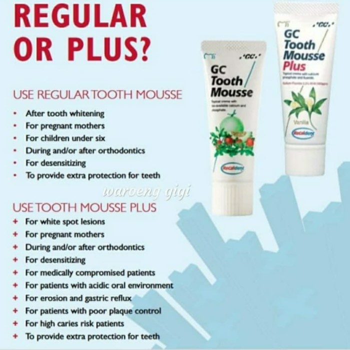 TERLARIS- GC TMP / GC Tooth Mousse Plus / GC ToothMousse Plus (NEW)