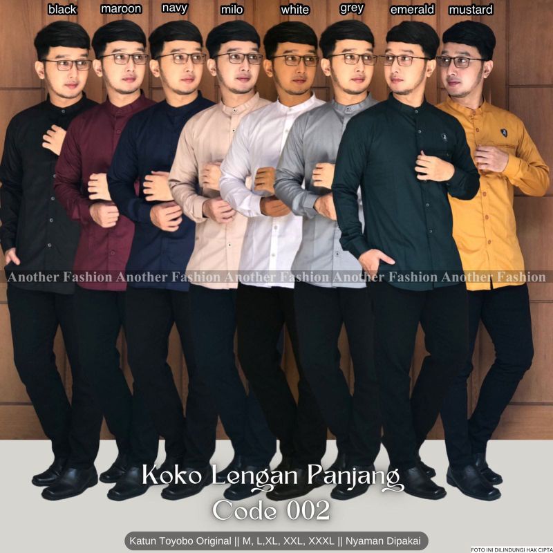 KOKO LENGAN PANJANG KODE 002 BY ANOTHER FASHION