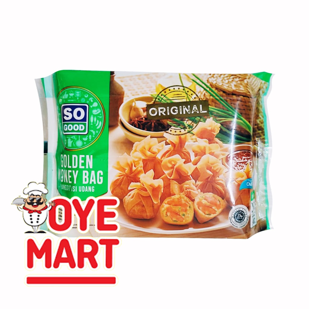 SO GOOD GOLDEN MONEY BAG ORIGINAL 144GR LUMPIA UDANG