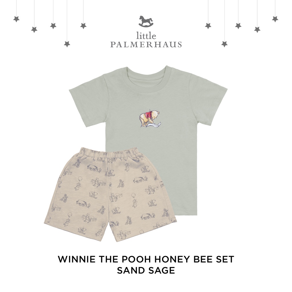 Little Palmerhaus Winnie The Pooh Honey Bee Set Setelan Anak Unisex