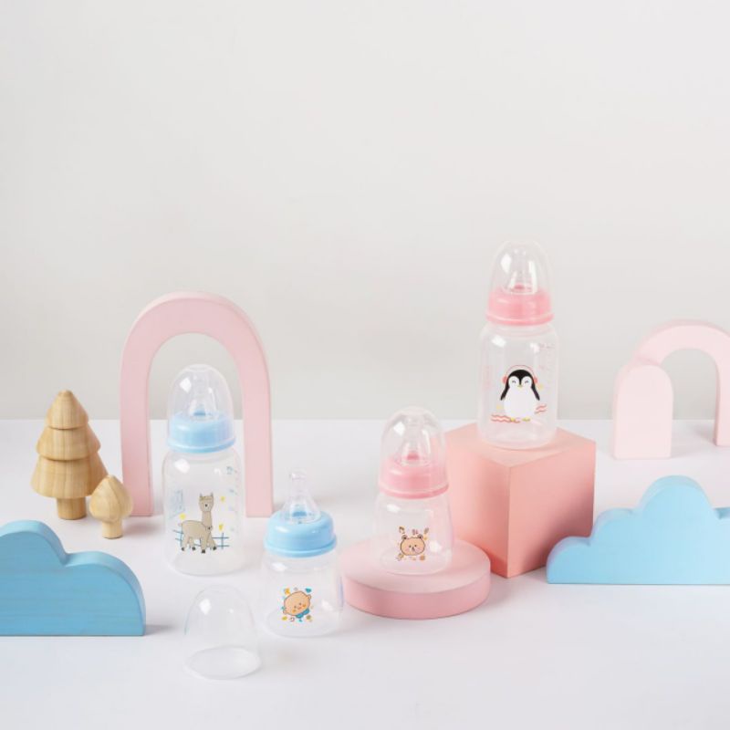 Botol Susu Lilbul Ukuran Kecil dan Mini - Botol Susu Bayi Motif Lucu
