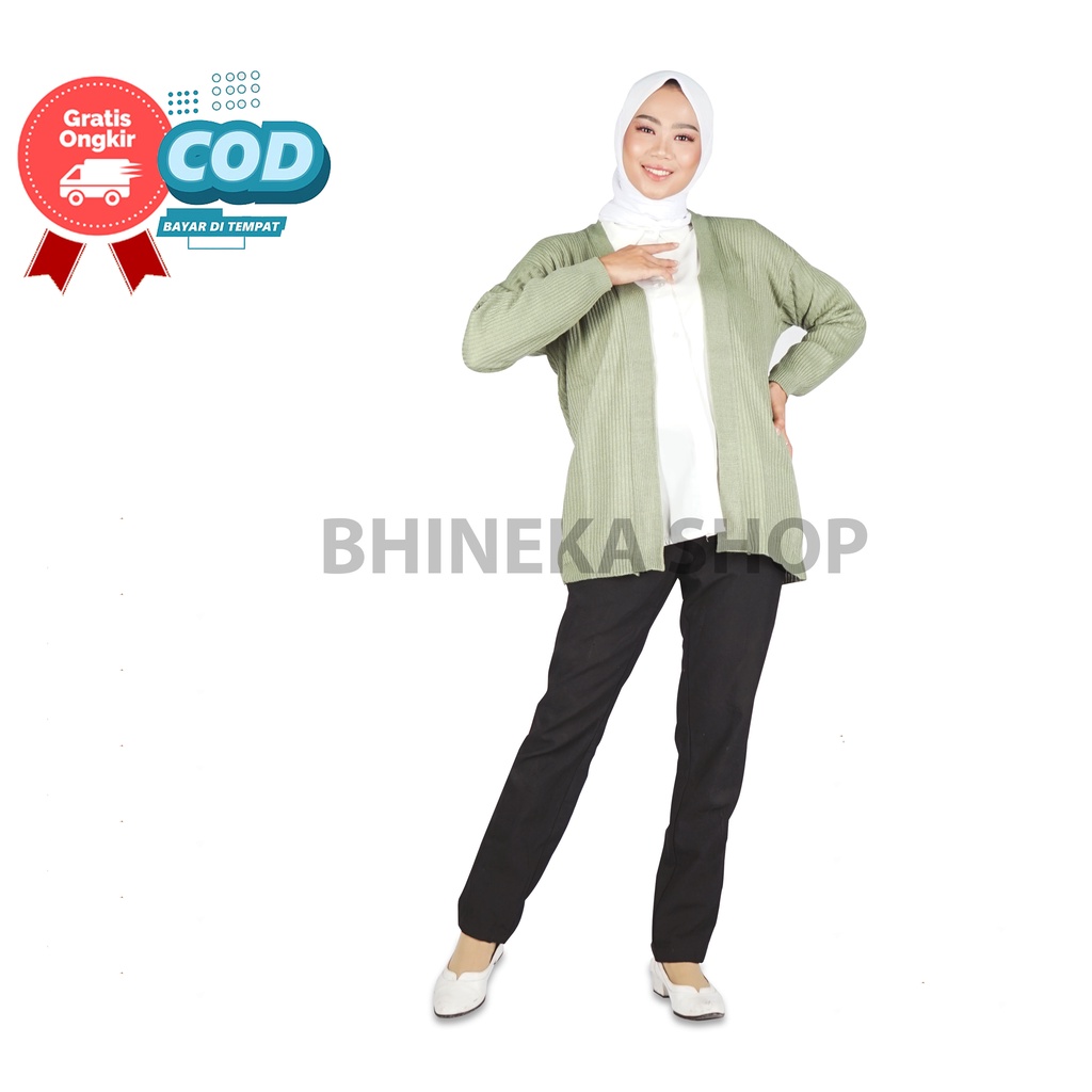 Cardi Rajut Premium Wanita Cardigan Knit Kardigan Bresca