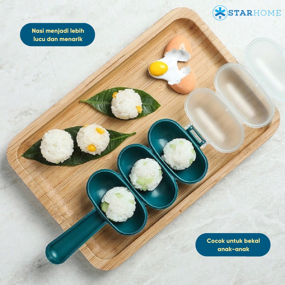 Cetakan Nasi Bulat Cetakan Bento Bola Gulung Rice Ball Shaker Rice Ball Mold Cetakan Nasi Bento Centong Nasi