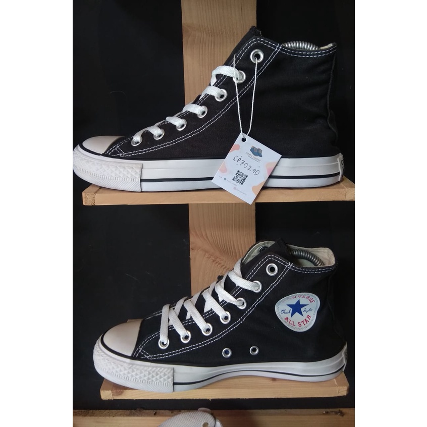 Sepatu Converse High Hitam Putih