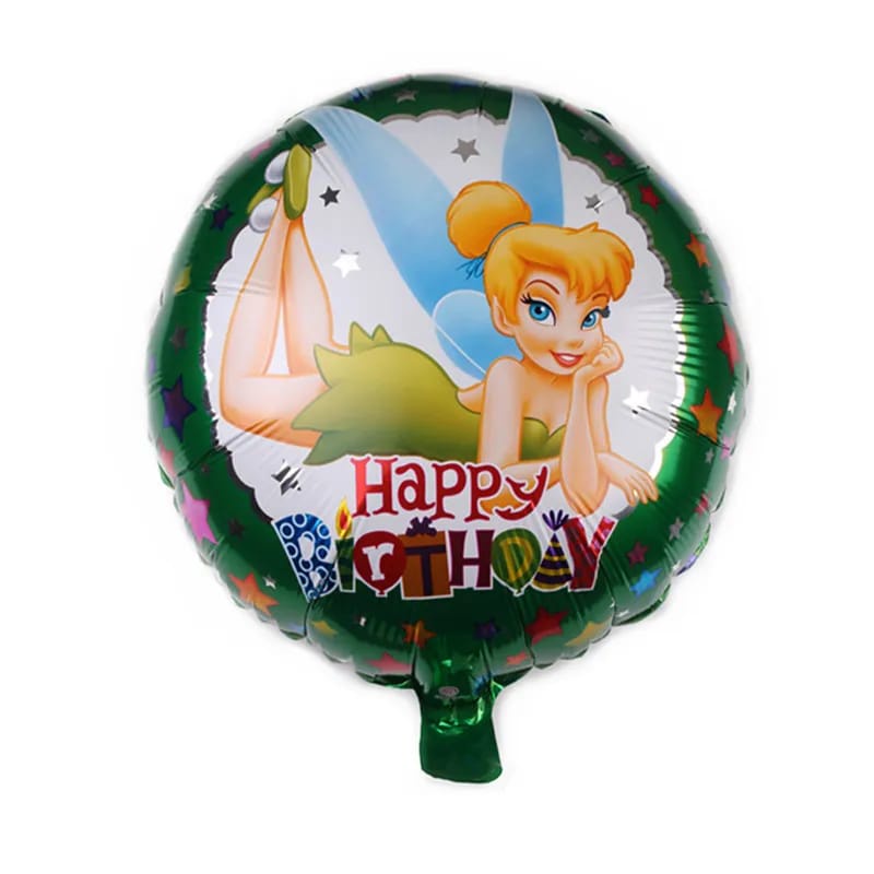 Foil Balloon HBD Tinkerbell 18inch / Balon Ulang Tahun Peri Peter Pan
