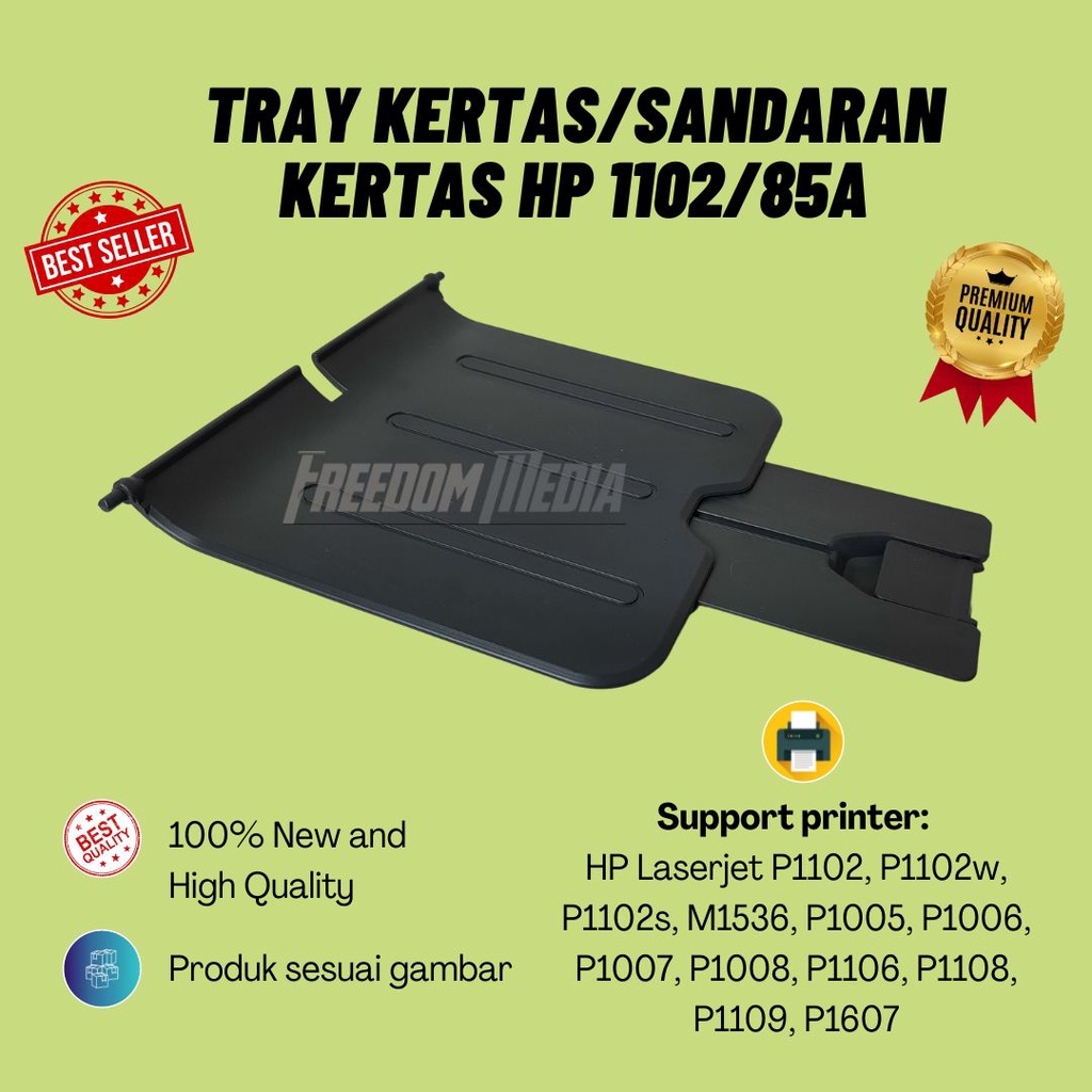 Paper Tray HP Laserjet Tray Tatakan Kertas Keluar HP Laserjet P1102 P1102W P 1102 P1005 P1006 85A