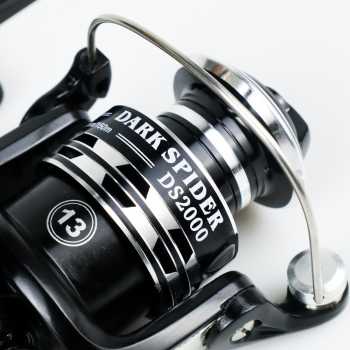 Spinning Reel Pancing Ikan dengan Gear Ratio 5.2:1 Ball Bearing 12+1 / Gulungan Pancing Ikan Gabus Nila Mas Kecil Besar Murah Kuat / Gear Rell Rel Ril Riil Rill Gulungan Penggulung Kerek Kerekan Pancing Power Handle / Alat Pancing Ikan Laut Air Tawar