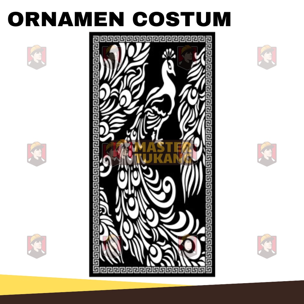 Ornamen Pagar Cutting Plat Besi Kekinian