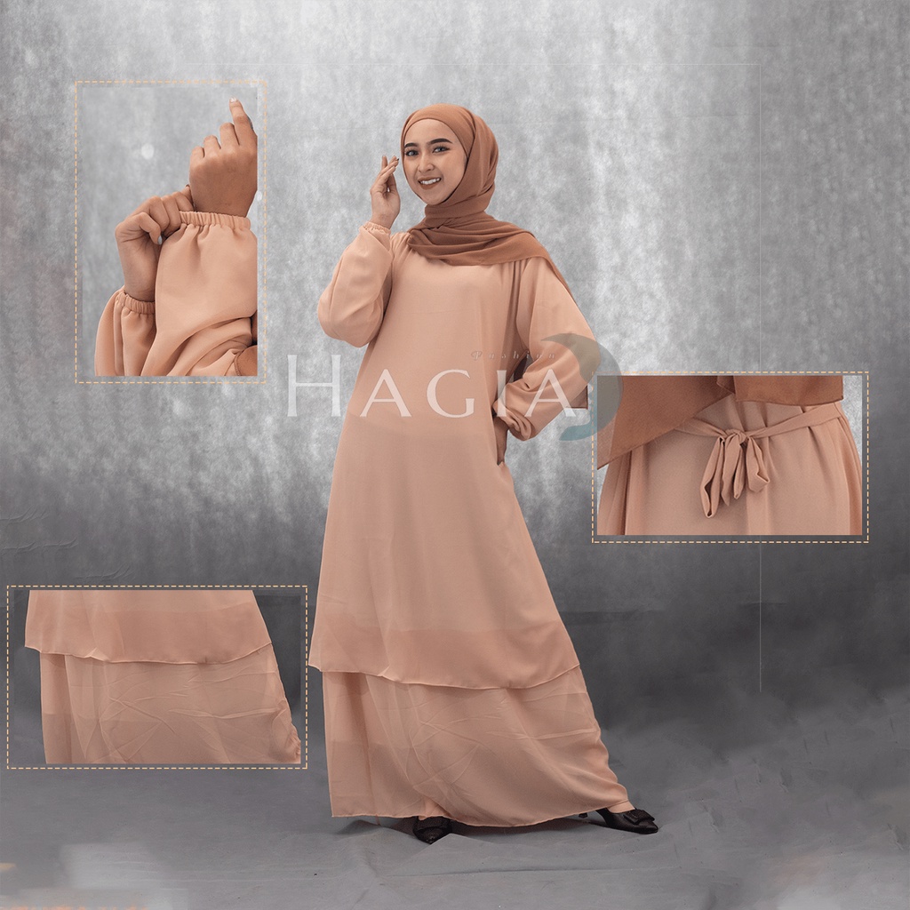 Hagia Fashion Original | dres malaysia | gaun manohara | gamis murah terlaris