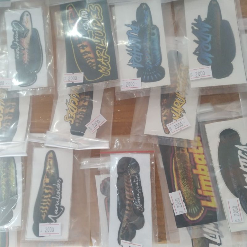 

Stiker Channa 10 x 5 cm