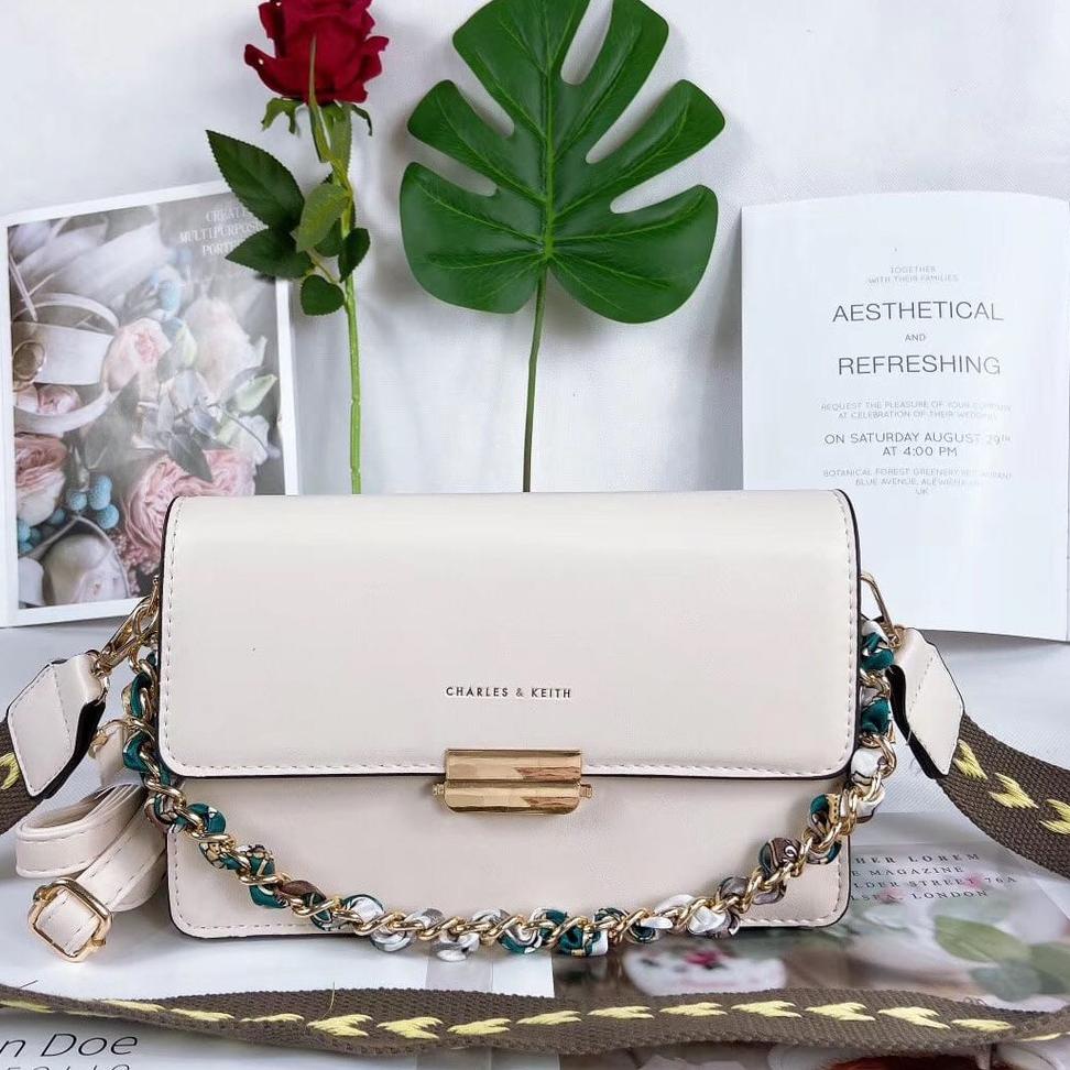 TREN TERBARU TAS FASHION WANITA SELEMPANG IMPORT PREMIUM 1386 - 23cm 3 tali Slempang Nikita Bags CK