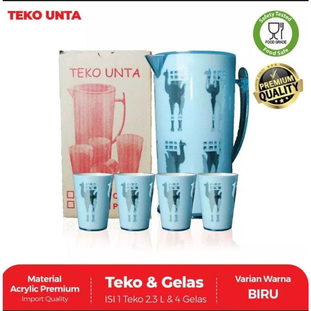 TEKO UNTA KRAKTER UNTA BANYAK WARNA