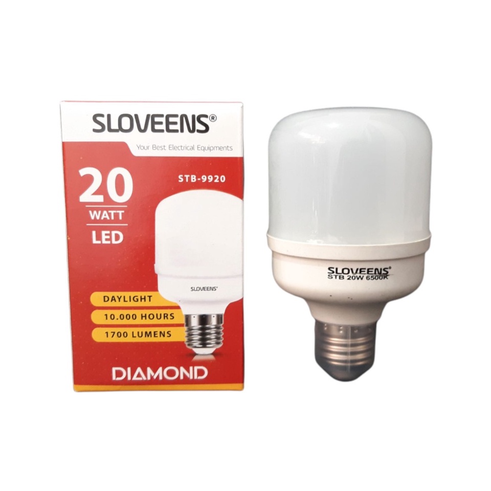 Paket 10 Pcs Sloveens Diamond Lampu LED Capsule 20 Watt