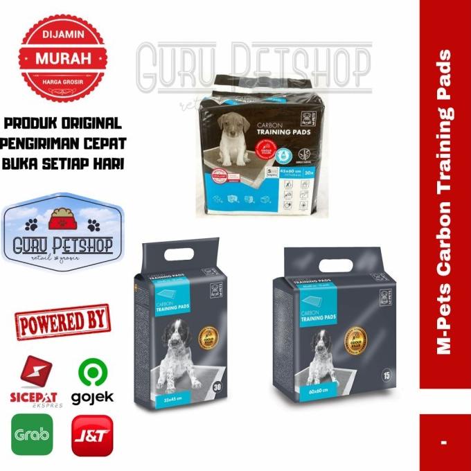 M-Pets Carbon Training Pads 33x45 / 45x60 / 60x60 Underpad Toilet