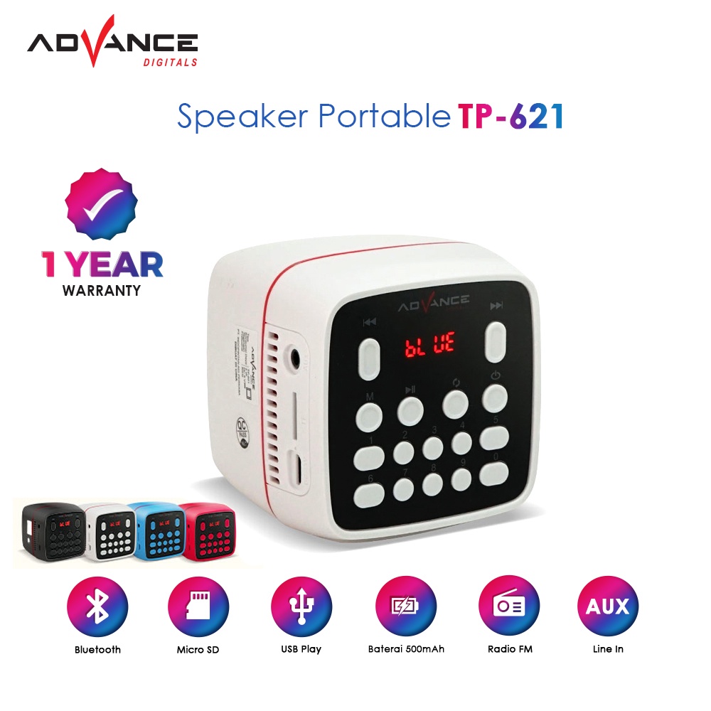 Speaker ADVANCE TP621 Bluetooth Speaker Murottal Advance TP621 (memori tidak termasuk)