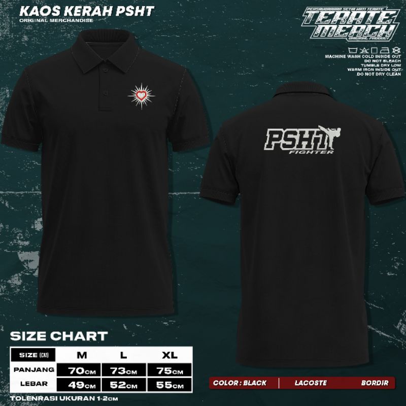 KAOS KERAH BORDIR PSHT • KAOS BORDIR KERAH POLO • KAOS TERATE DISTRO • KAOS LACOS PSHT • BISA COD