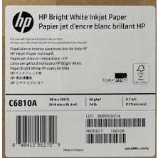 

HP Bright White Inkjet Paper 36"x300' 4.7mil 90g/m2(24lbs) 914mmx91.4m C6810A
