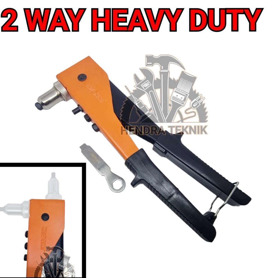 ✲ TANG RIVET HEAVY DUTY 2 ARAH HIOSHI 285MM 28CM TANG RIVET SWING HEAD 11.5 INCI HIOSHI ➽