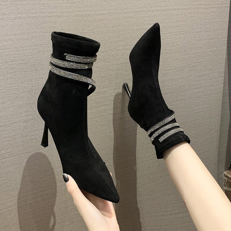 ✅PINKEY P136 Sepatu Boots Heels Import Murah Wanita Terbaru Flat Korea Terlaris