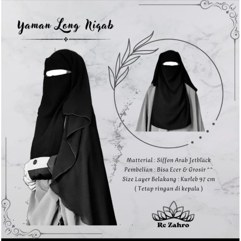 CADAR YAMAN LONG PONI BAHAN SIFON SILK/SIFON ARAB
