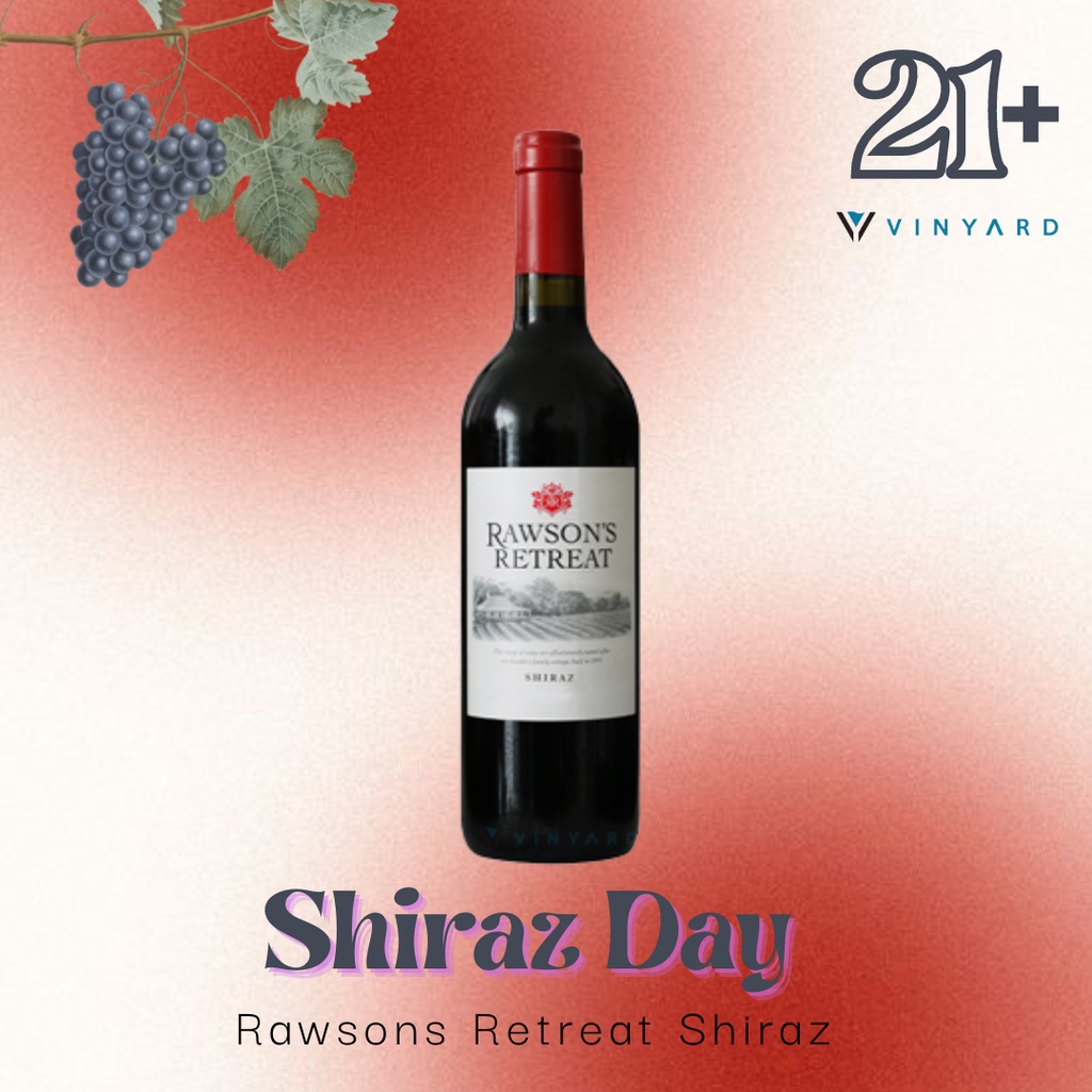 Rawsons Retreat Shiraz 750 Mln (Original &amp; Resmi By Vinyard)