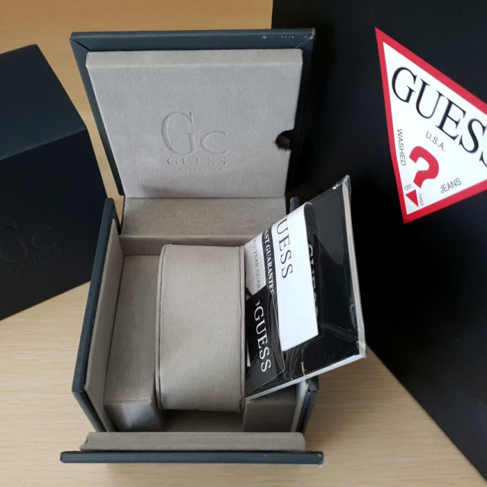 Terlaris Kotak Box Jam Tangan Merk Gc Guess Collection Original