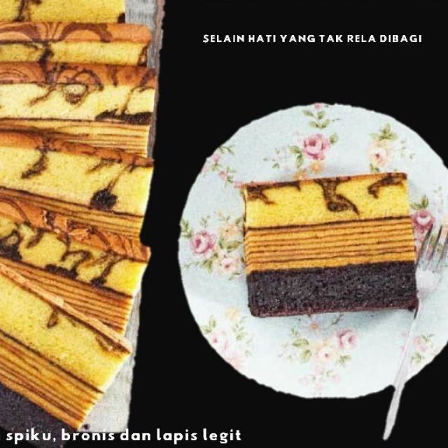 

۞ Seriboe Lapis (3in1 Cake) kue lapis surabaya roti & kue moist spikoe ➶