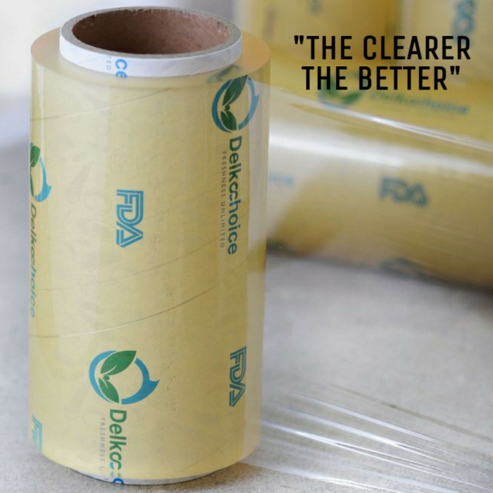 PLASTIK WRAPING MAKANAN - FOOD WRAPPING GREEN 35CM X 500M