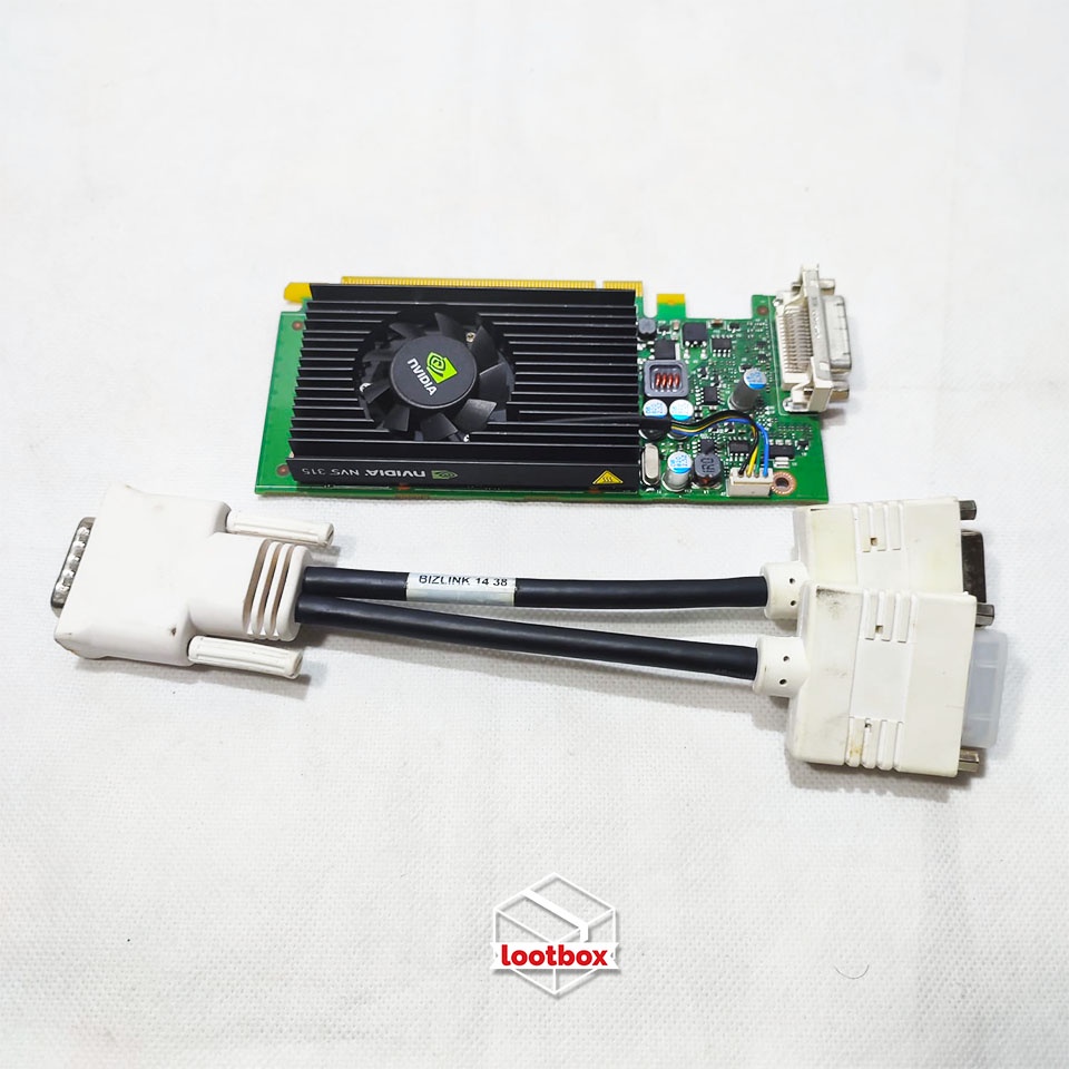 VGA Leadtek Nvidia Quadro NVS 315 1GB 64bit DDR3 - SECOND