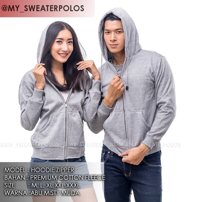 Sweater Hoodie Pria Wanita Ukuran M L XL XXL XXXL Harga Grosir