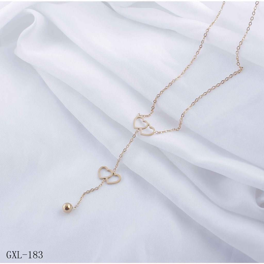 Kalung Titanium Anti Karat Perhiasan Fashion 958/939/183