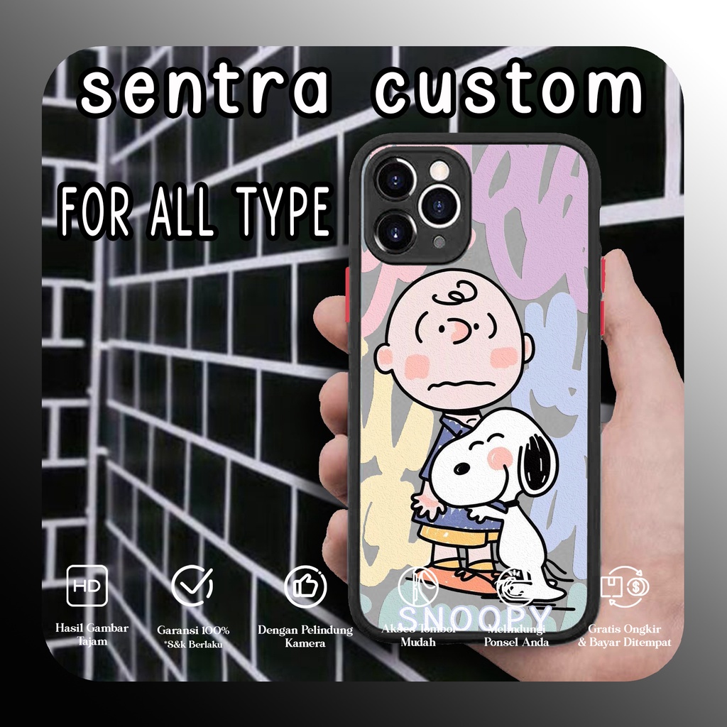 Sentra Custom - Case Aero Motif Snoopy Untuk Hp INFINIX SMART 4 5 6 RAM2 SMART 6 RAM 3 SMART HD INFI