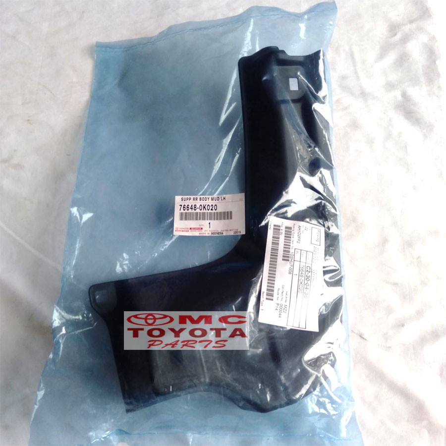 Liner Fender Spakbor Belakang Kiri Kijang Innova 76648-0K020