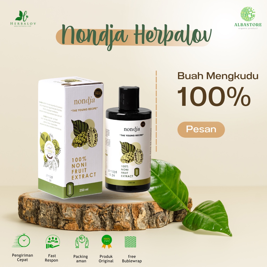 

Nondja 100% Extract Buah Mengkudu Membuat Kulit Lebih Kencang Memperbaiki Organ