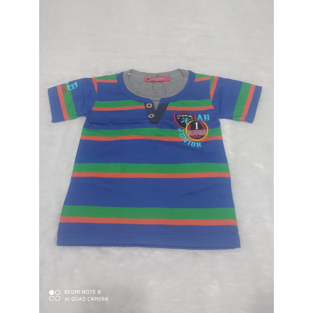 ( JB99 ) Kaos Anak Salur 1587 ( 1 Pcs )