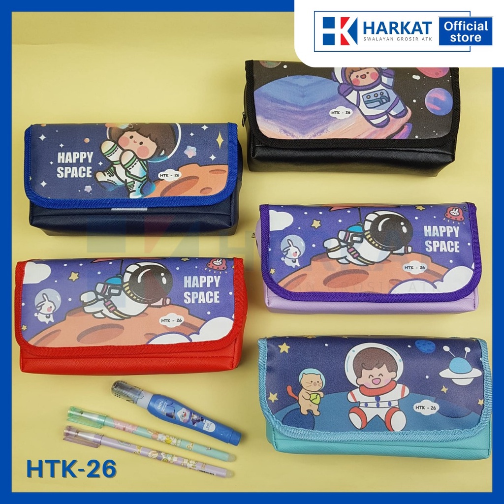

kotak pensil karakter anak laki laki kotak pensil astronot tepak pensil perlengkapan sekolah HTK 26