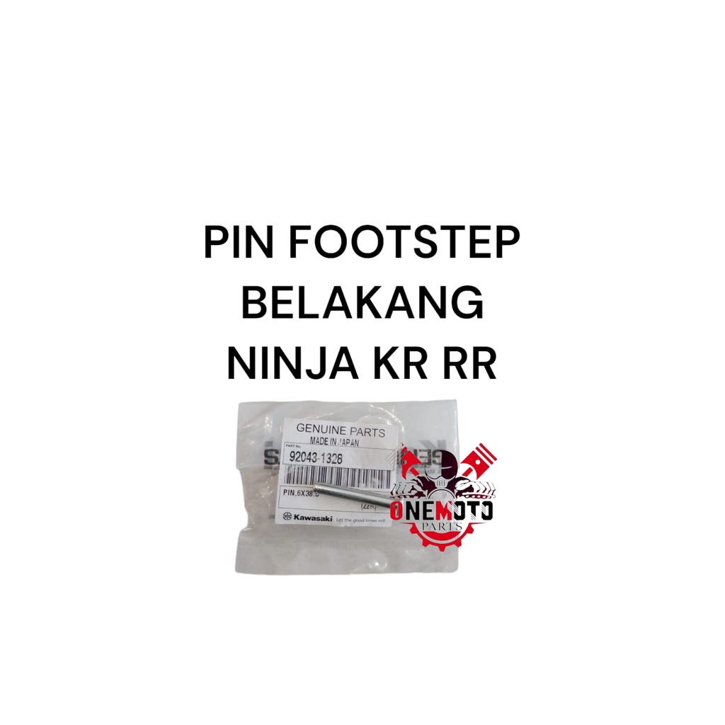 PIN FOOTSTEP BELAKANG NINJA KR RR KAWASAKI 92043-1328 ORIGINAL