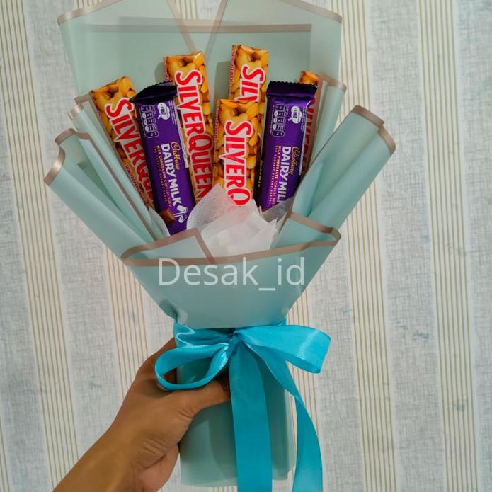 

✸ bucket coklat Silverqueen & Cadbury ➤